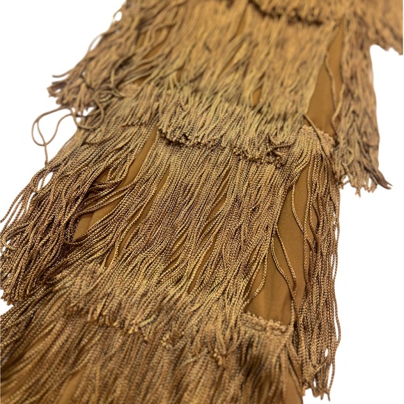 Norma Kamali Boot Pant All Over Fringe - Picture 5 of 9